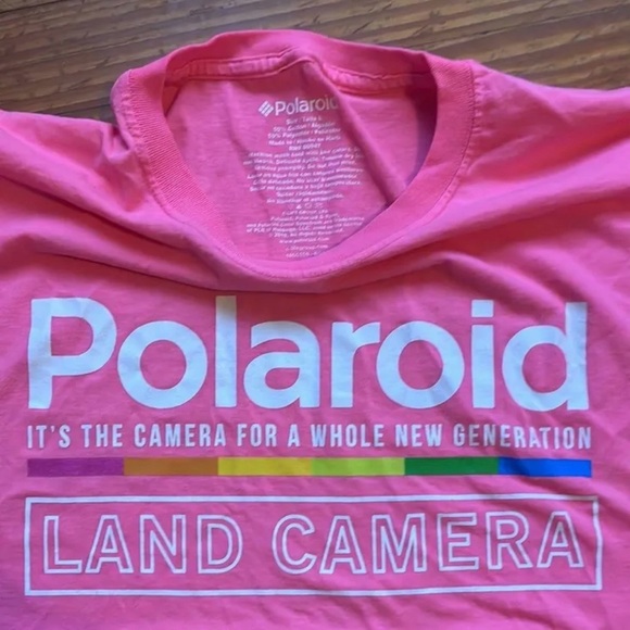 Polaroid Pink T-Shirt (Crop Top) - Picture 3 of 3